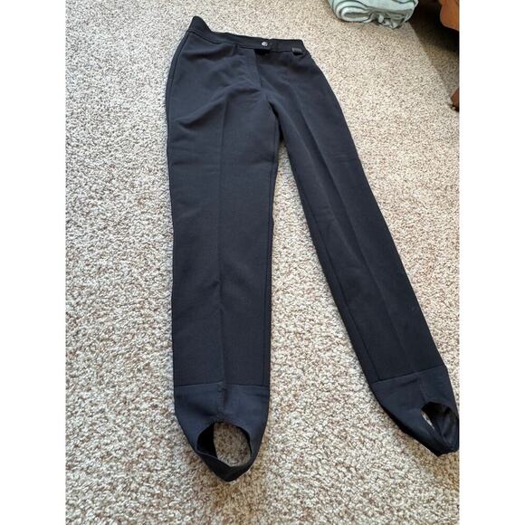Vintage 80's EDELWEISS SKIWEAR,  Snow/ski/snowboard pants, Stirrup, size 12 W - Picture 7 of 8